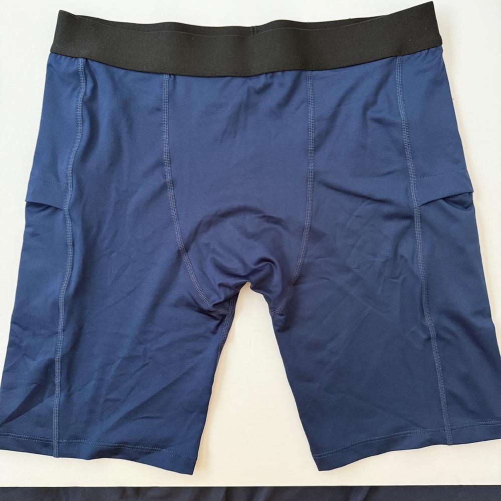 Men's Compression Shorts Navy Blue